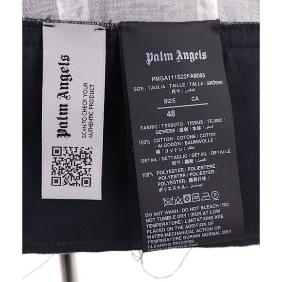 Palm Angels Allover Palm Print Pullover Shirt Size 48 M Oversized Mens New - Picture 9 of 13